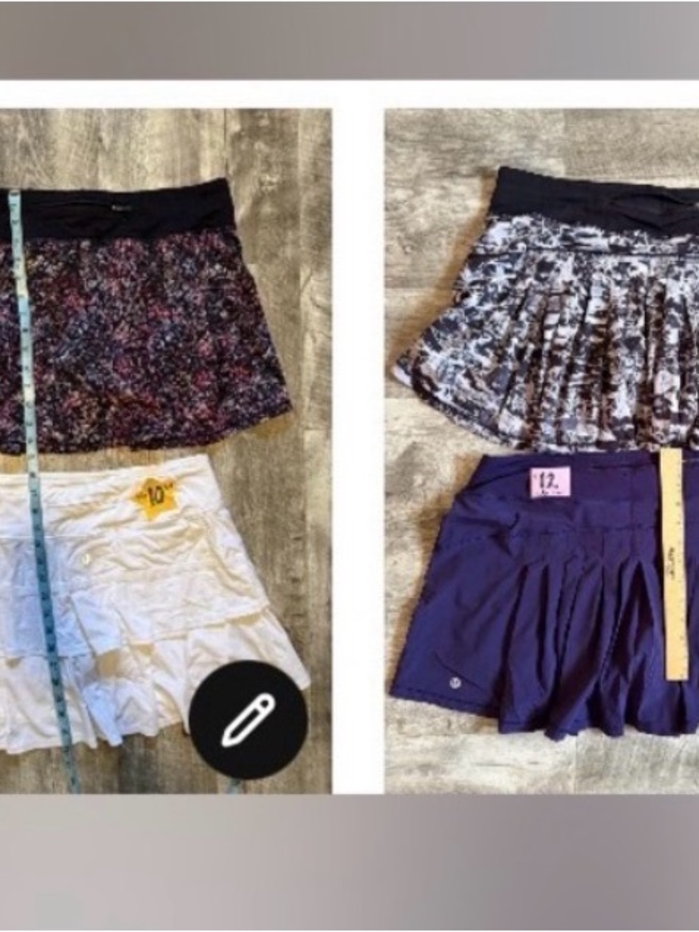 Lululemon Talls 10s - 12s skirt/skorts
